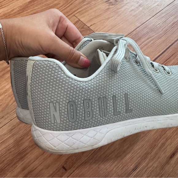 *SOLD* NOBULL Women’s Arctic Grey Trainer Lace Up Shoes Size W9 M7.5 - Picture 3 of 14